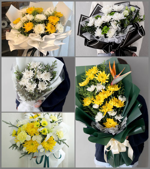 贵州贵阳开阳县花梨镇十字村白事花束代送
